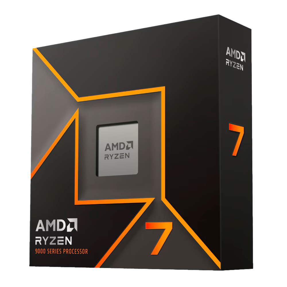 Procesador AMD Ryzen 7 9700X / 8 Core / 16 Thread / 5.5GHz Boost / AM5 / TDP 65W / AMD Radeon™ Graphics / Requiere Disipador / Requiere Actualizar Tarjeta Madre / 100-100001404WOF