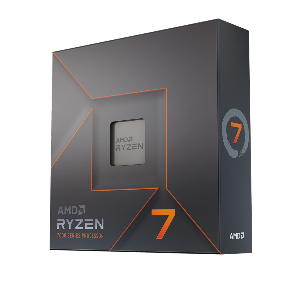 Procesador AMD Ryzen 7 7700X / Socket AM5 / 4.5GHz / 8 núcleos 16 hilos / Gráficos Integrados / REQUIERE DISIPADOR / 100-100000591WOF / 7000 Series