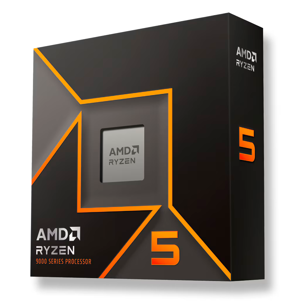 Procesador AMD Ryzen 5 9600X / 6 Core / 12 Thread / 5.4GHz Boost / AM5 / TDP 65W / AMD Radeon™ Graphics / Requiere Disipador / Requiere Actualizar Tarjeta Madre / 100-100001405WOF