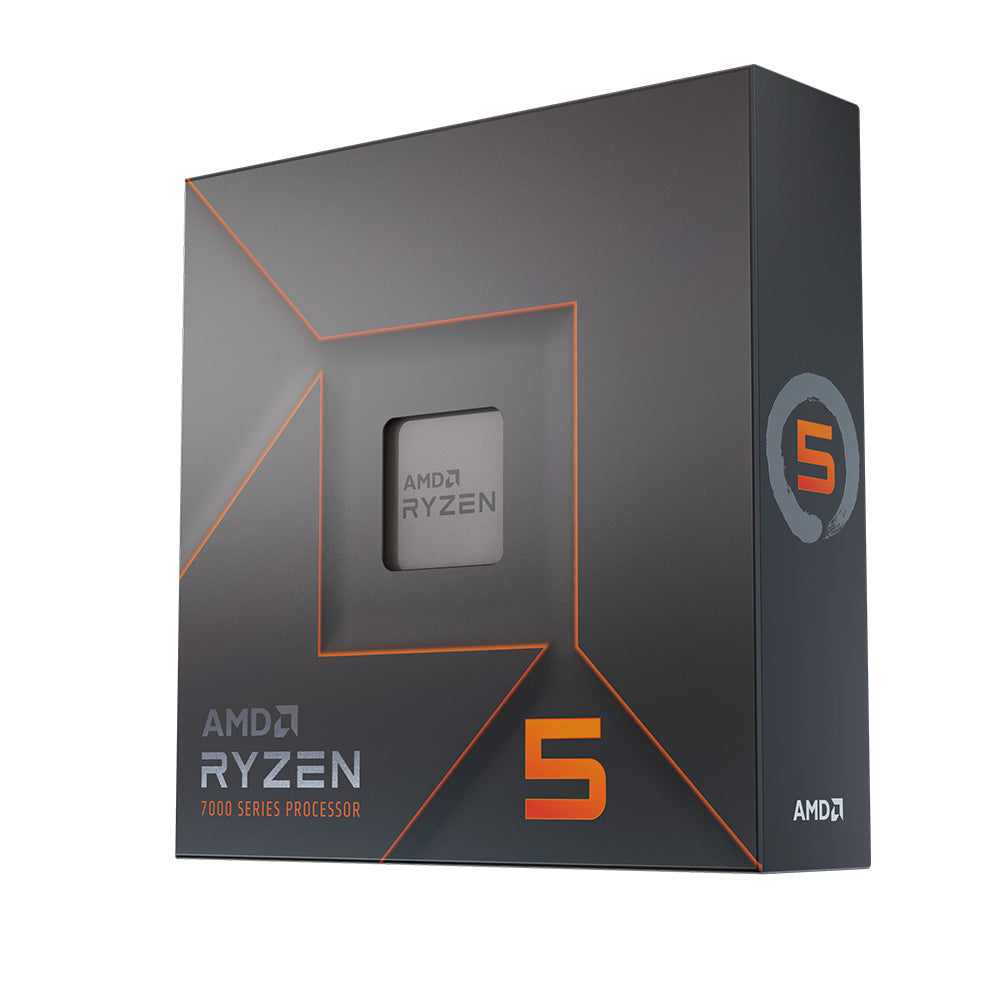 Procesador AMD Ryzen 5 7600X / Socket AM5 / 4.7GHz / 6 núcleos / 12 hilos / Gráficos Integrados / REQUIERE DISIPADOR / 100-100000593WOF / 7000 Series /