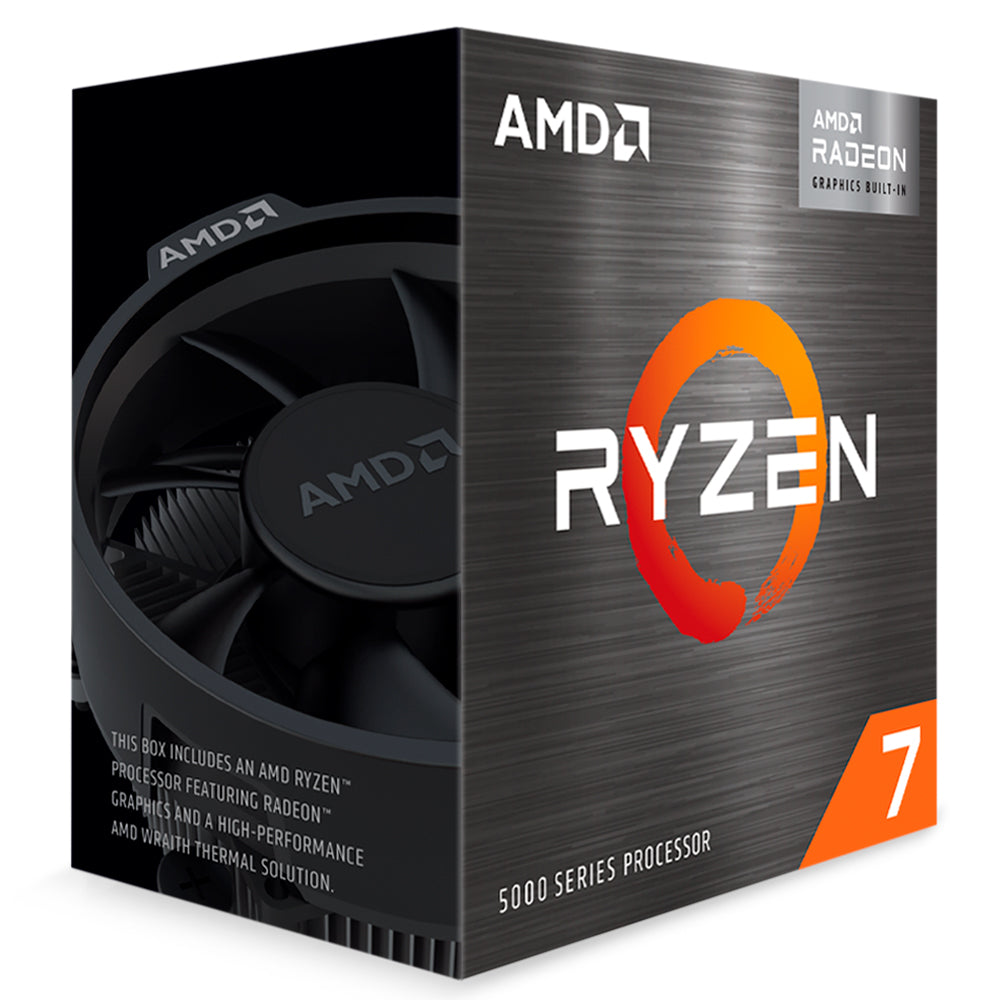 PROCESADOR AMD RYZEN 7 5700G APU 3.8GHZ / 4.6GHZ / 8 CORE 16Threads / AM4 / Con disipador Wraith Stealth / Radeon Graphics 8 Nucleos Integrada / 100-100000263BOX