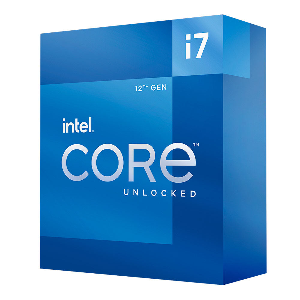 Procesador Intel Core i7-12700K 5GHz / 8 Nucleos Alto Rendimiento / 4 Nucleos Alta Eficiencia / 20 Threads / Socket LGA1700 - Intel 12TH Generación / REQUIERE DISIPADOR / BX8071512700K