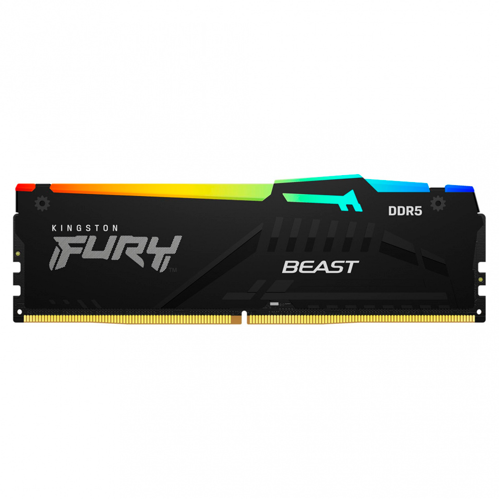 Memoria RAM Kingston Fury Beast RGB DDR5 / 5600MHz / 64GB / CL36 / EXPO / KF556C36BBEA-64