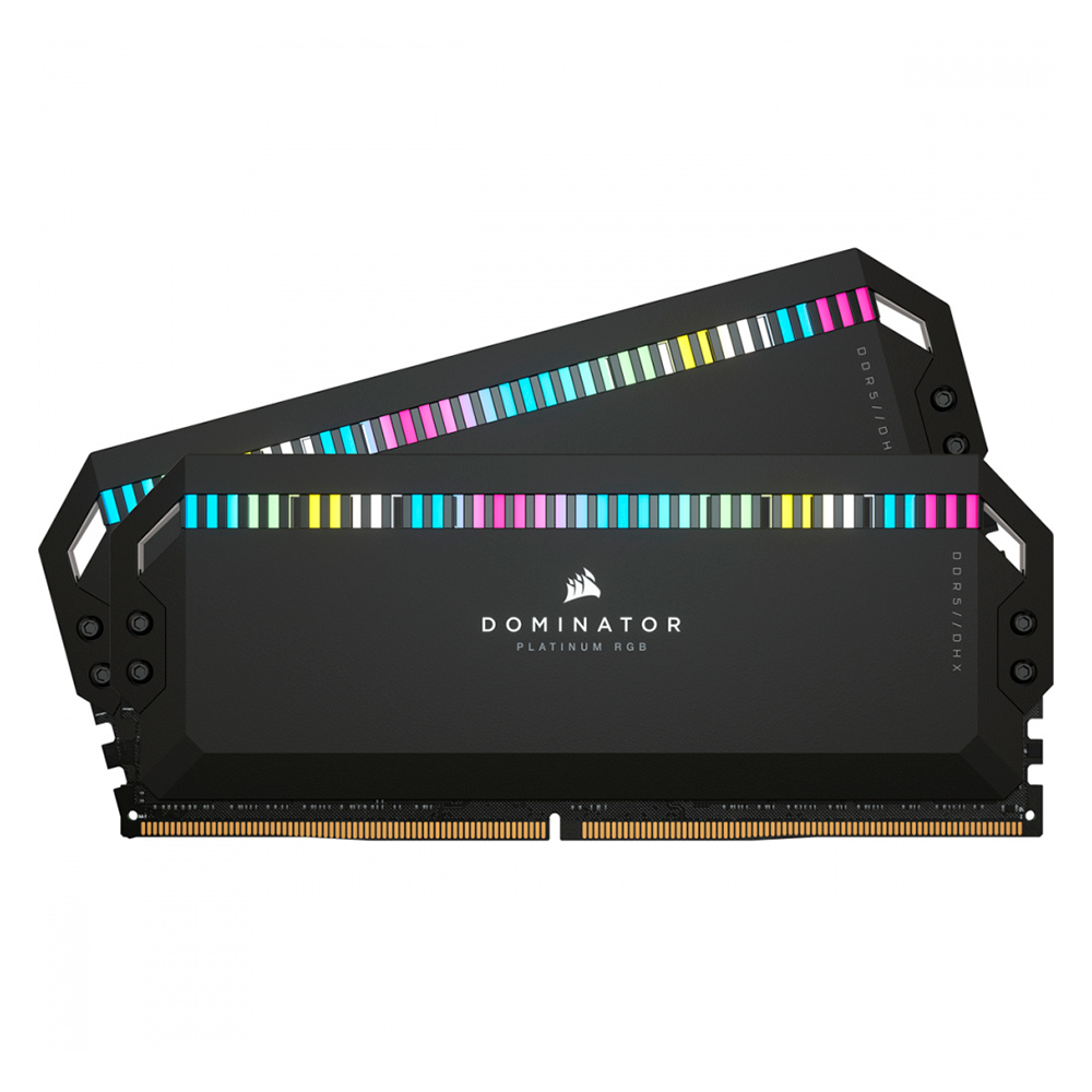 Kit Memoria RAM Corsair Dominator Platinum RGB DDR5 / 6000MHz / 32GB (2x16GB) / CL36 / XMP / CMT32GX5M2E6000C36