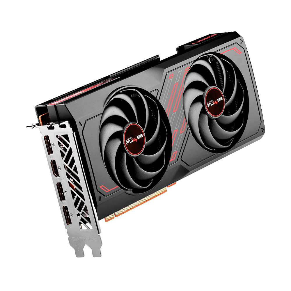 Tarjeta de Video Sapphire 11324-01-20G Pulse AMD Radeon RX 7600 / 8 GB GDDR6 / AMD RDNA 3 / 11324-01-20G